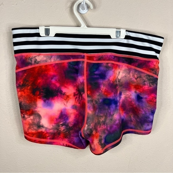 XXL Champion Colorful Tie Dye Pull On Striped Stretch Athletic Shorts Activewear - Picture 3 of 7